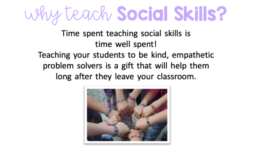 why teach social skills