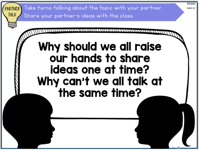 Pair Share social skills lesson topic