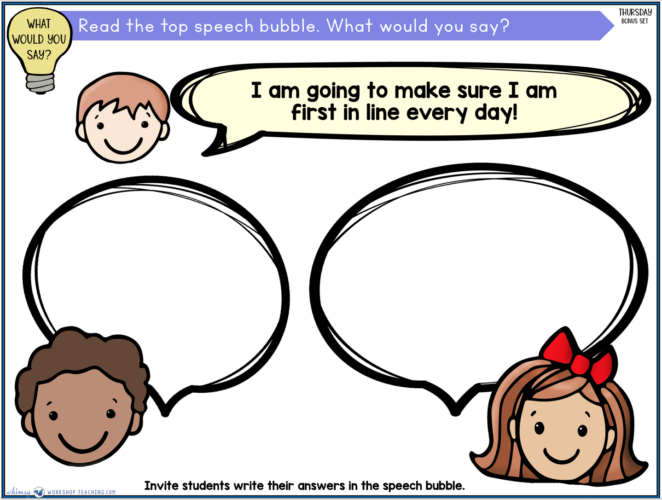 Comics format to teach social skills