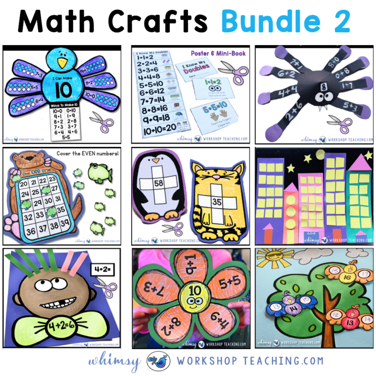 Math Crafts - Math + Art - Whimsy Workshop Teaching
