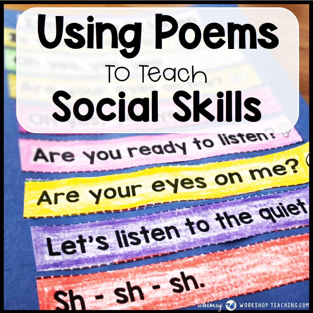 Using poems to teach social skills