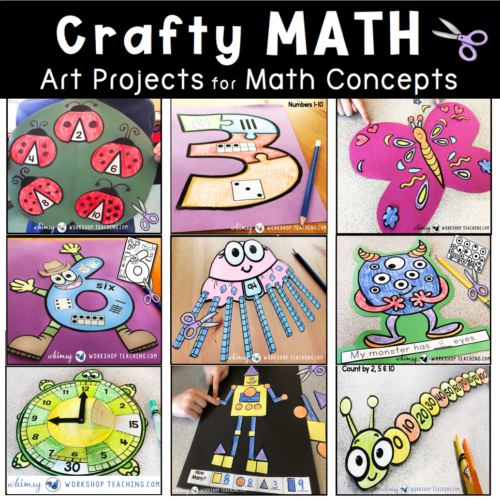 Math Crafts for teaching primary math concepts