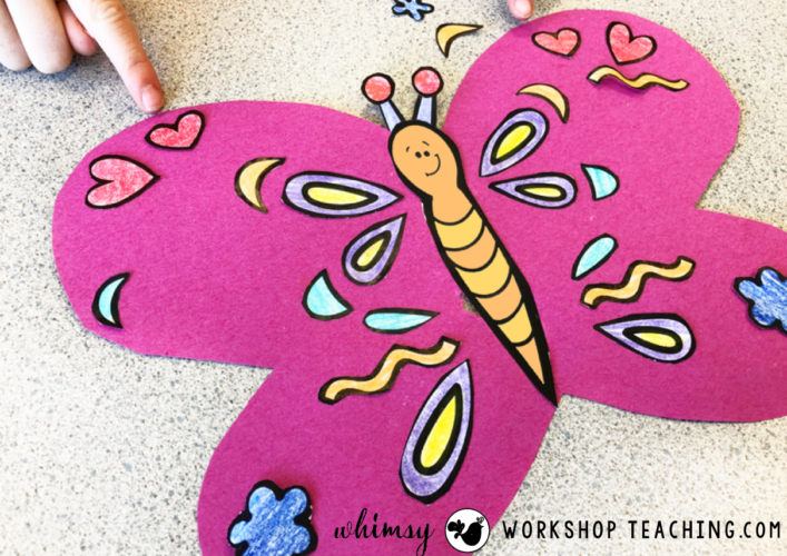 Toddler Butterfly Craft: Math Art! - How Wee Learn