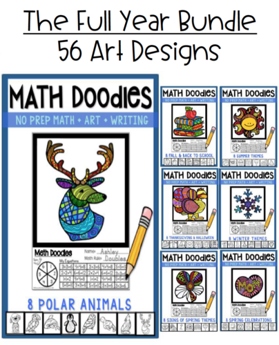 seasonal topics for math doodles