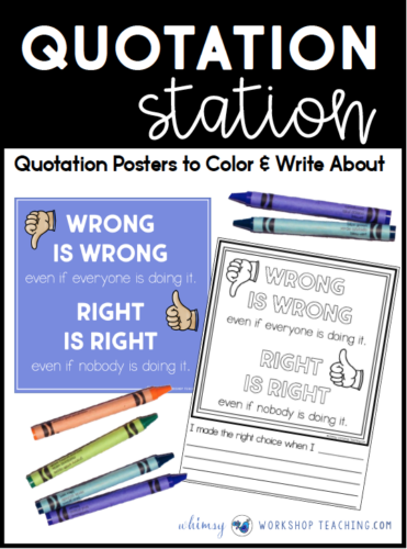 quotation station wrong is wrong