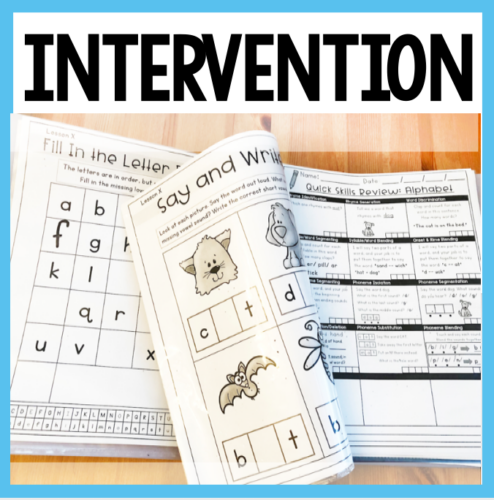 intervention math and reading