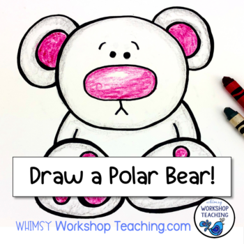 polar bear directed drawing