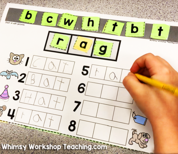 spelling tiles for manipulating letter sounds activity called spelling switcheroo