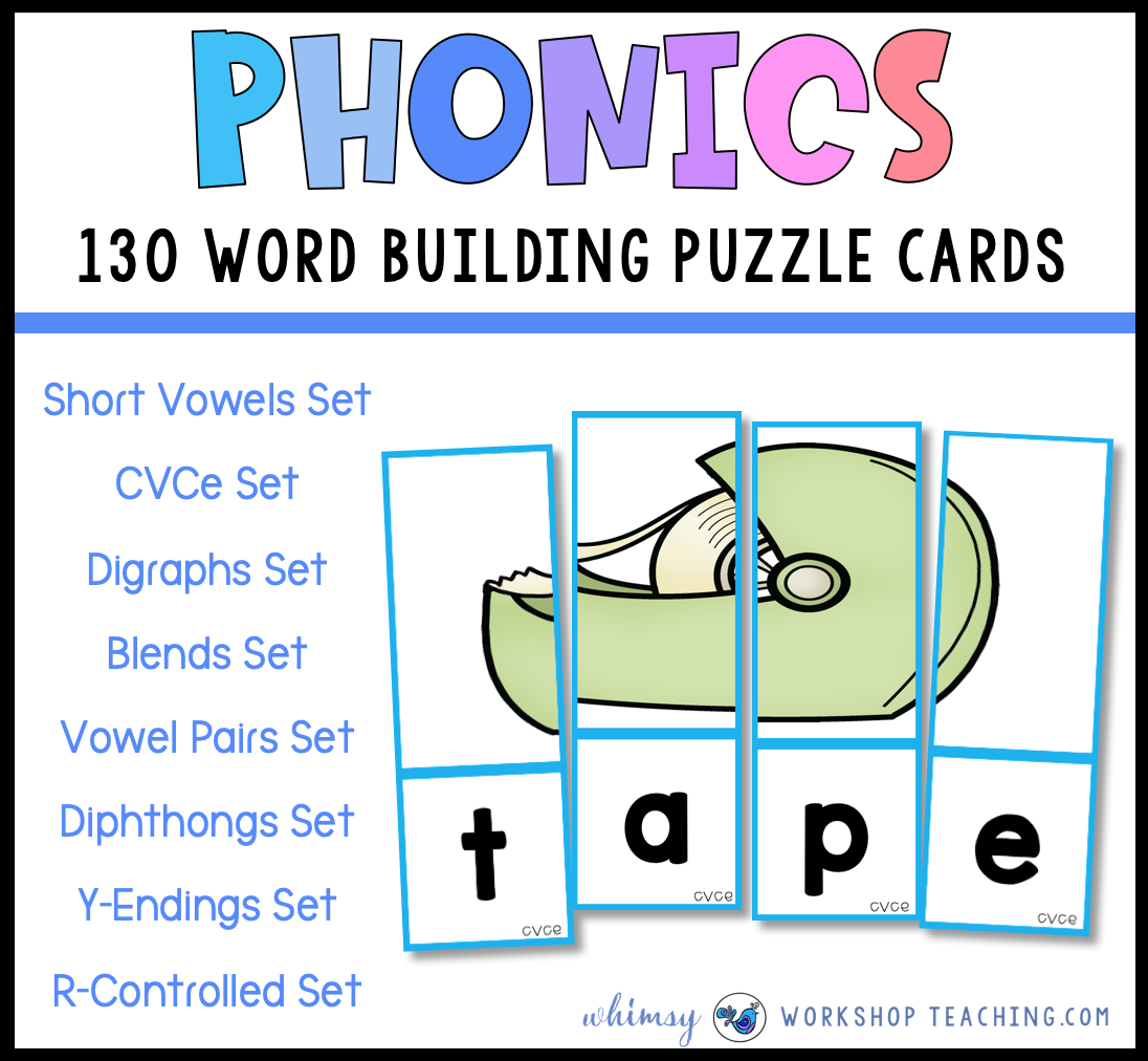 Phonics with Centers: Puzzle Cards