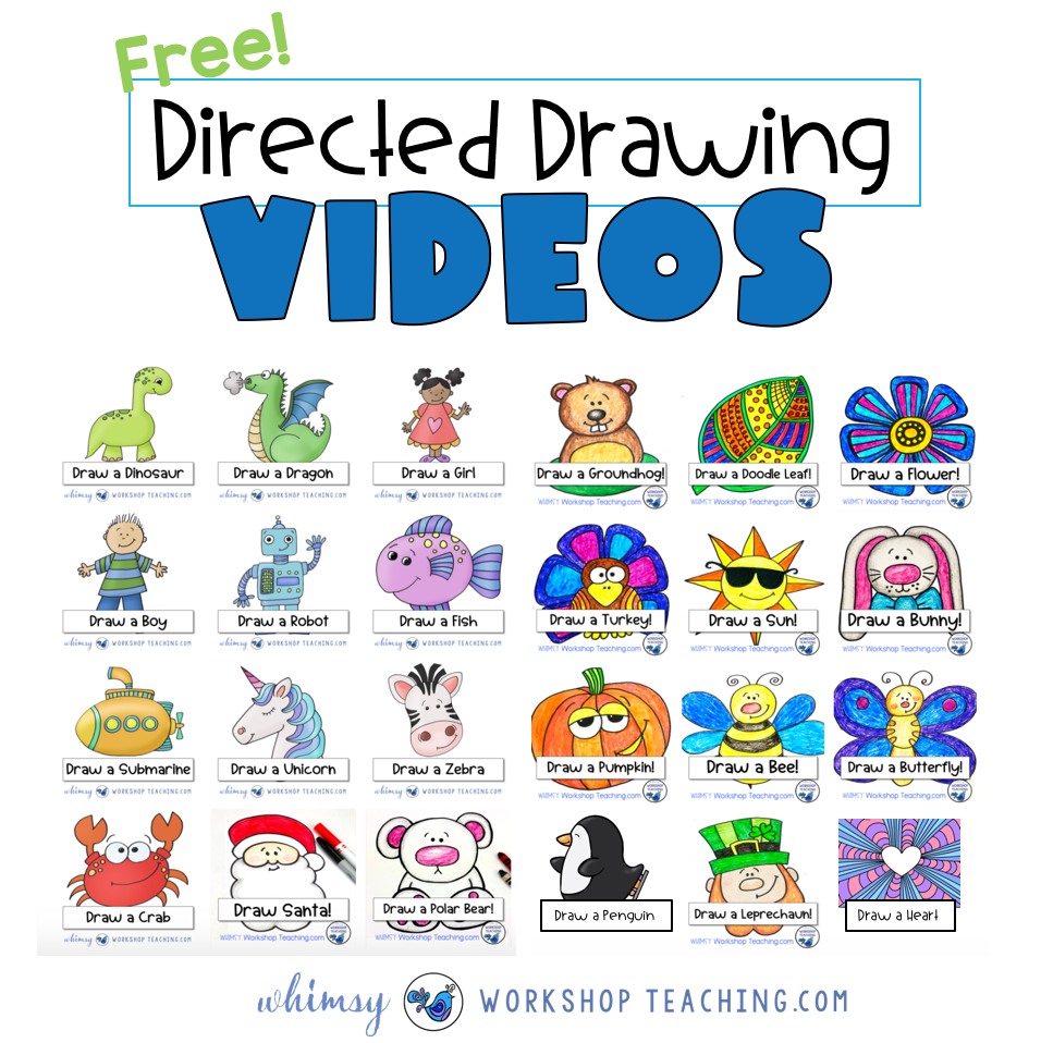 58 Free Directed Drawing Activities for Kids - We Are Teachers