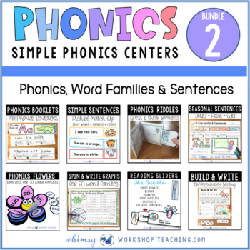 Teaching Reading with Phonics Centers - Whimsy Workshop Teaching