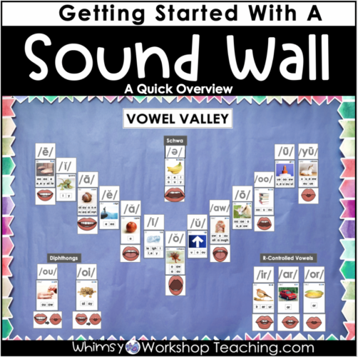 sound wall starter guide from science of reading