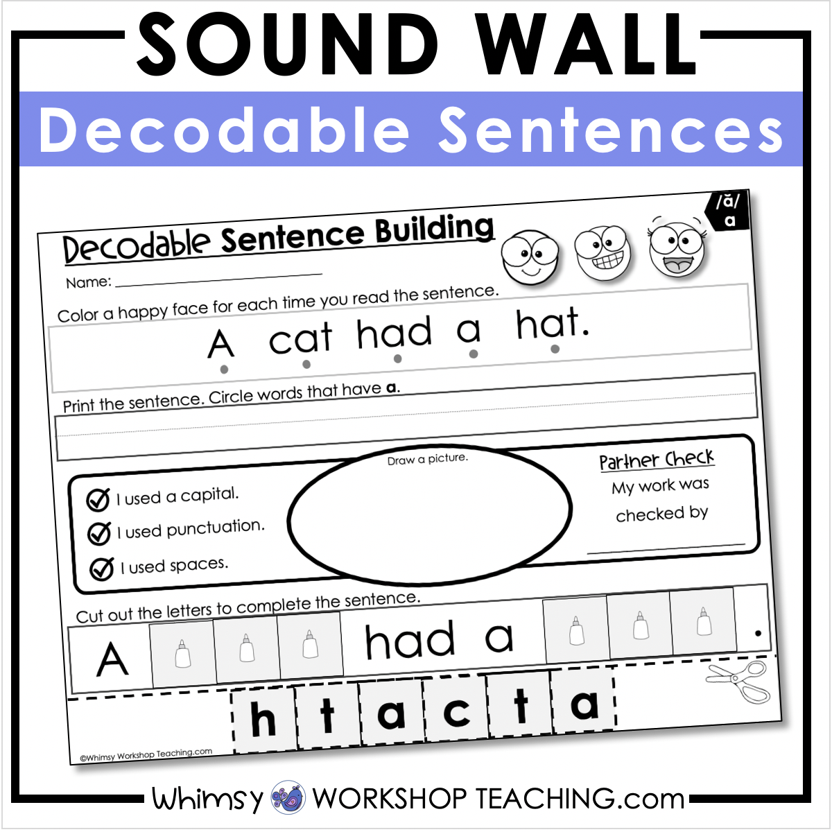 Decodable Sentences Whimsy Workshop Teaching 