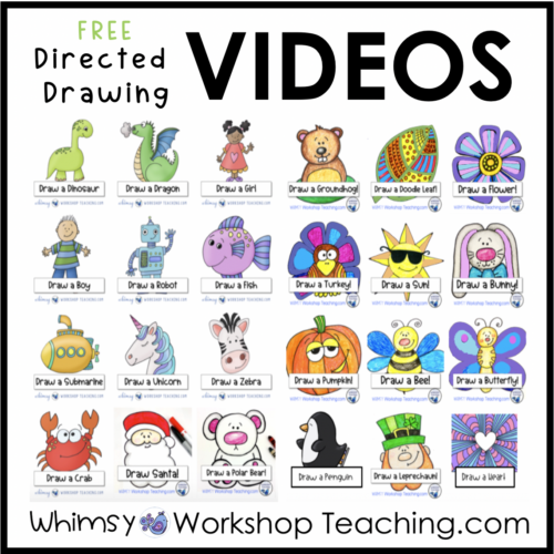directed drawing videos list