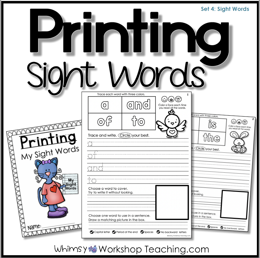 printing sight words 100