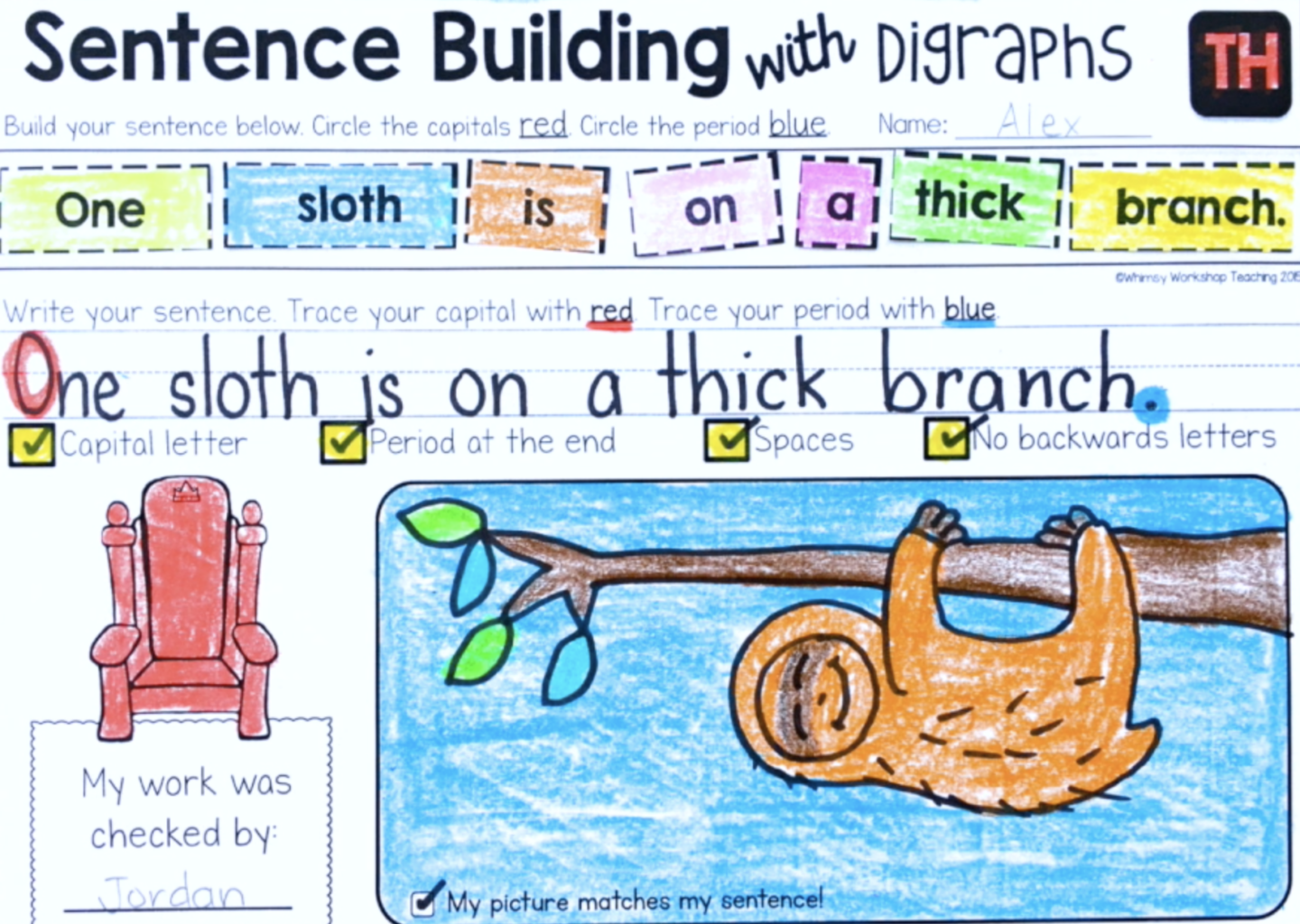 sentence building