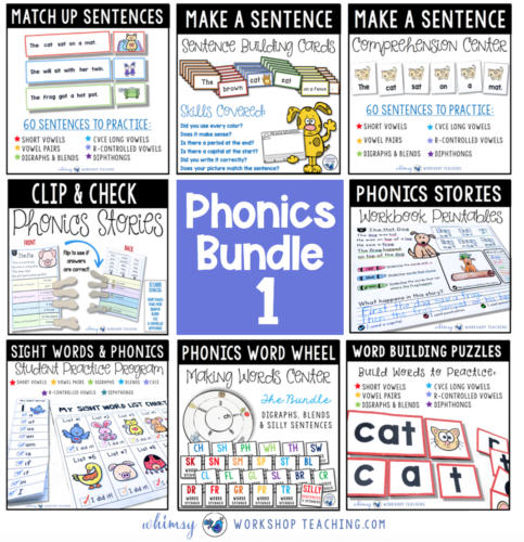 literacy-phonics-reading-writing-centers-kids-easy-fun-activities-first-grade-bundle-1