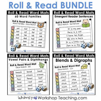 literacy-reading-roll-read-centers-worksheets-kids-easy-fun-activities-first-grade-bundle