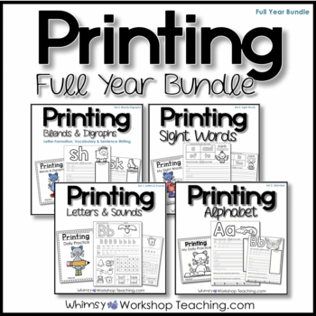 literacy-writing-printing-workbook-worksheets-first-grade-full-year-bundle