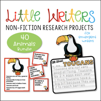 literacy-writing-research-prompts-non-fiction-animals-emergent-writers-first-grade-activities