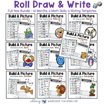 math-roll-draw-write-centers-games-activities-writing-templates-bundle-seasonal-full-year