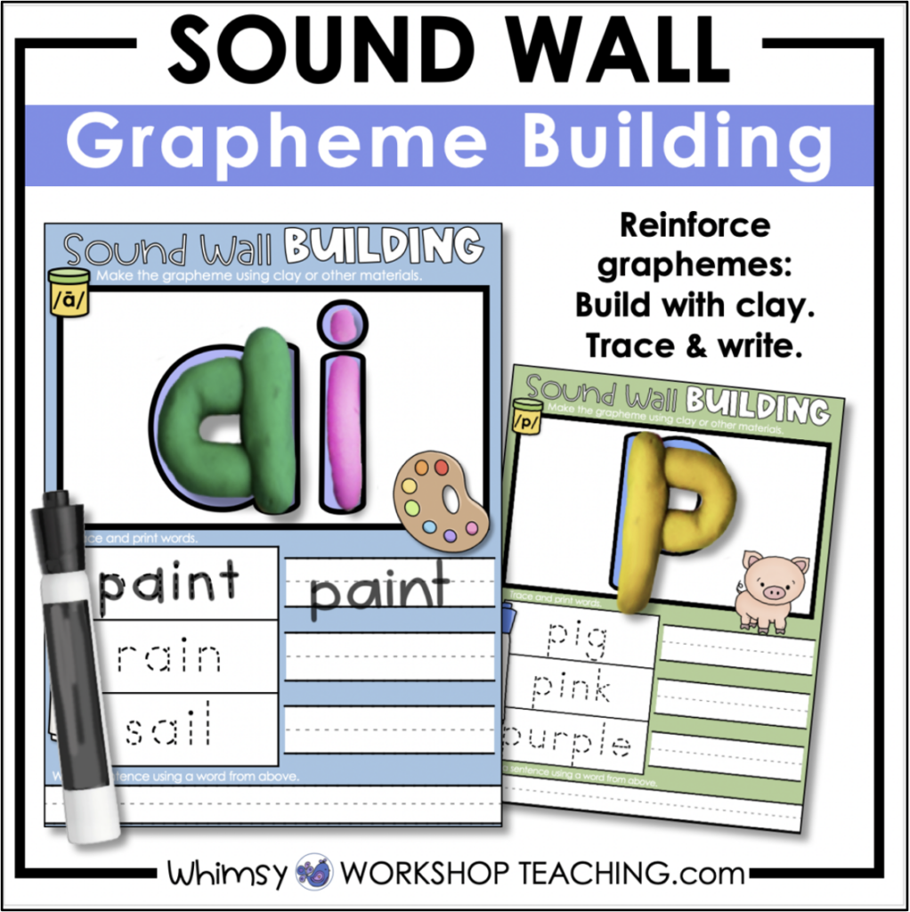 Sound Wall Literacy Phonics Reading Graphemes Whimsy Workshop Teaching