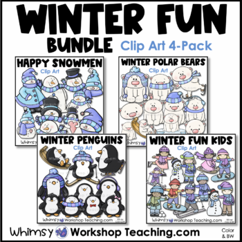 clip-art-clipart-images-color-black-white-animals-winter-penguins-polar-bears-snowmen-winter-kids