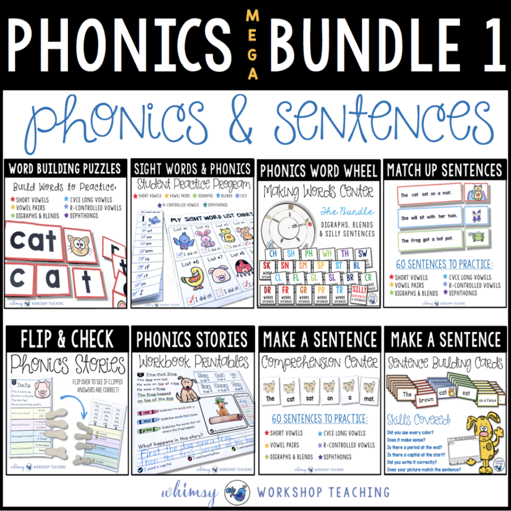 Phonics Strategies and Ideas - Whimsy Workshop Teaching