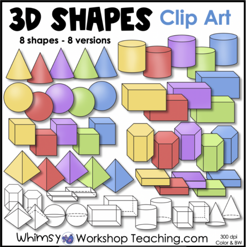 Clip Art Clipart Black White Color Images Math Geometry D Shapes