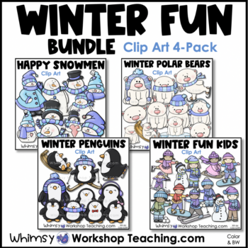 clip-art-clipart-black-white-color-images-seasonal-bundle-winter-snowmen-polar-bear-penguins-kids