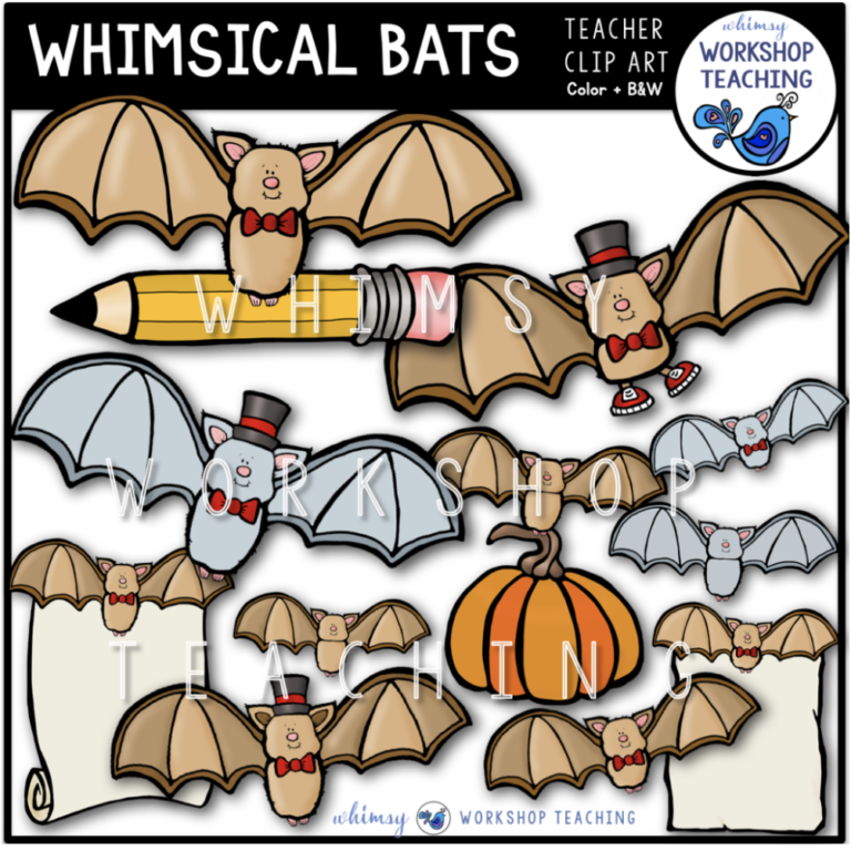 clip-art-clipart-images-color-black-white-animals-bats - Whimsy