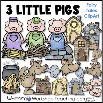 clip-art-clipart-images-color-black-white-fairy-tales-3-three-little-pigs