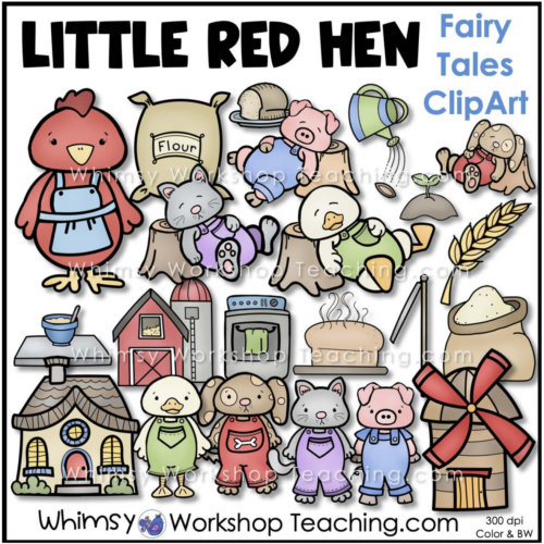 clip-art-clipart-images-color-black-white-fairy-tales-little-red-hen