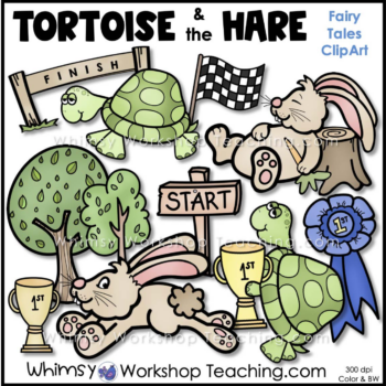 clip-art-clipart-images-color-black-white-fairy-tales-tortoise-hare