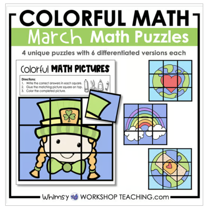 St. Patrick's Day Math Puzzles
